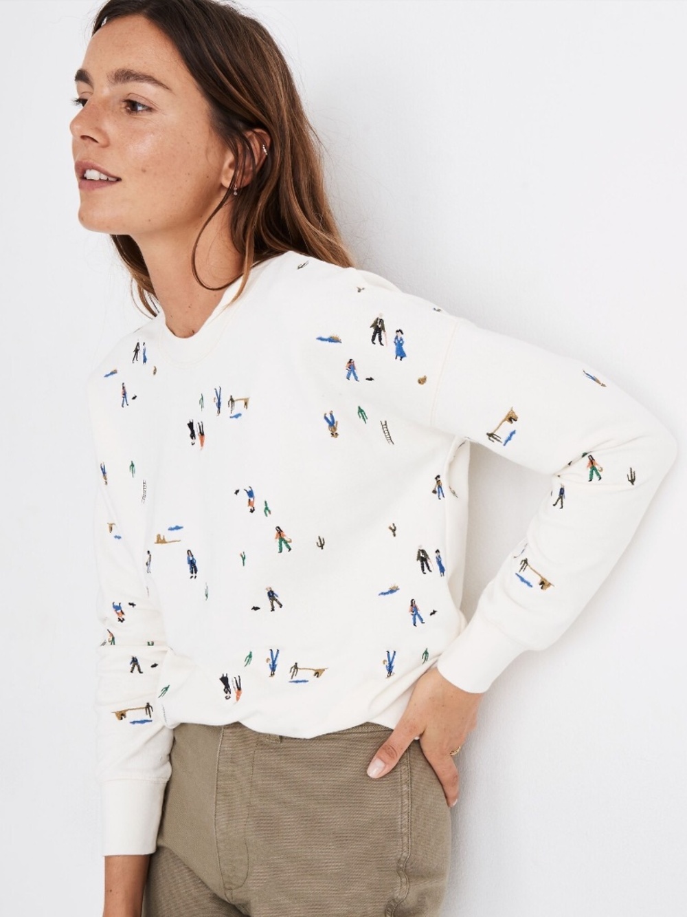 Madewell Embroidered El Rancho Mainstay Sweatshirt